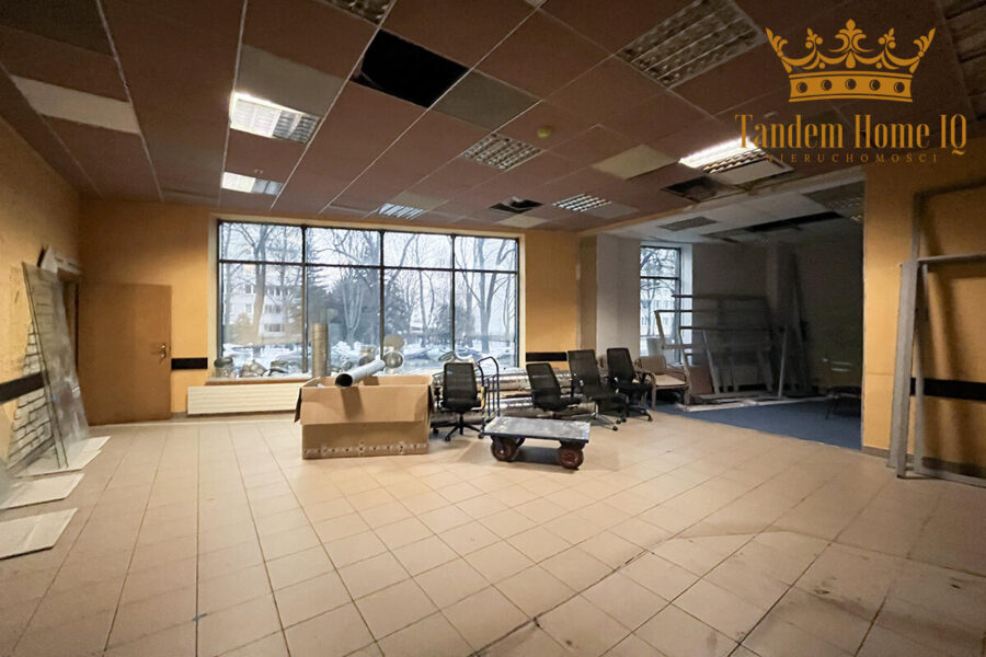 Na wynajem lokal pod gastro lub medycyne, 106m2 na Mokotowie, Wołoska